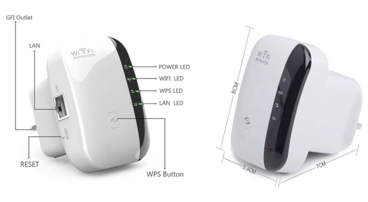 reset wifi repeater